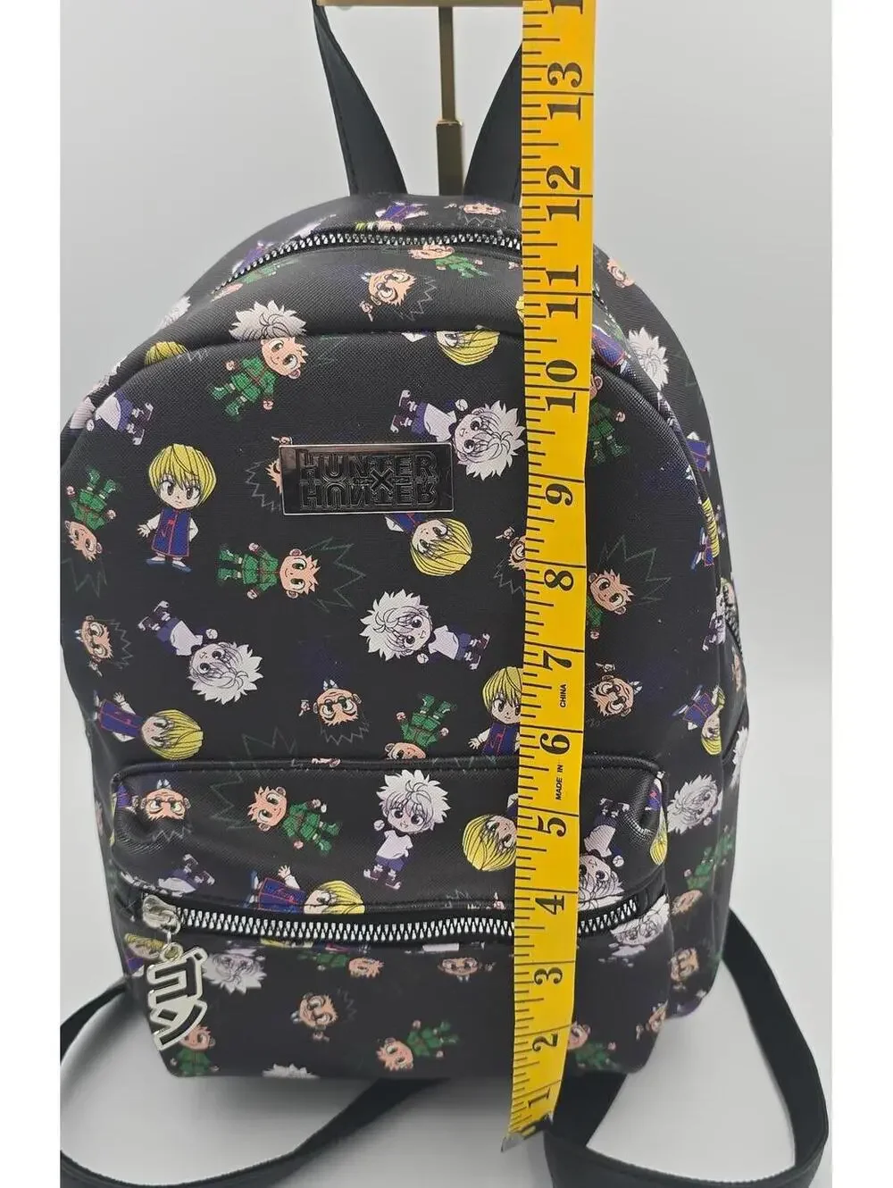 Hunter X Hunter Mini Backpack Black Chibi Anime Characters Gon Killua Kurapika